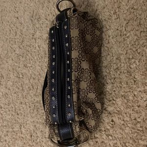 Kathy Van Zeeland tan satchel